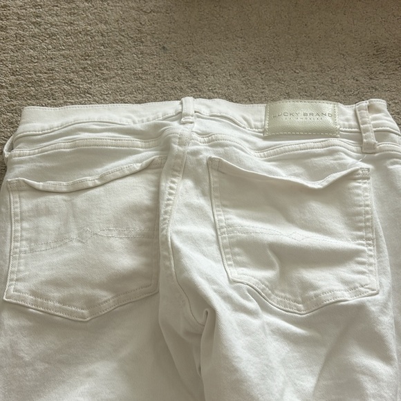 lucky brand white flare jeans - Picture 3 of 5